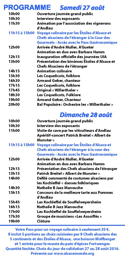 rencontre andlau
