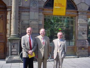 Alsace Lituanie 2004 Strasbourg Philippe Edel Ceslovas Jursenas et Neris Germanas