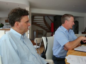 UIA Rosheim 15 juin 2012 reunion du comite Directeur Bertrand Herberich Gerard Staedel  