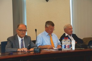 Assemblée générale du 24 août 2013 à Ensisheim, Francois Brunagel, Gérard Staedel et Jean-Michel Ditner   